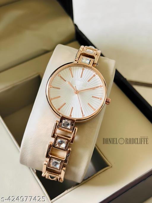 "Luxury Watches for Women Or Girls, Stainless Steel Casing with Elegant Style & Quality, Comfortable Strap and Much More in This Wrist Watch