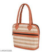 Small Stylish Handbag for Ladies Printed Design Cotton Tote Bag Women Office and Party Bag Combo