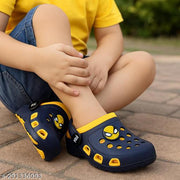 NBLUE-YELLOW Light weight clogs For kids