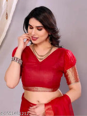 Organza Plan Silk Saree