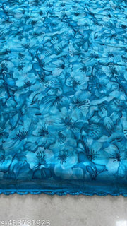 Georgette Printed Saree (With Lace)