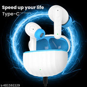 Wave/M10/M19/T12/ULTRABUDS/EARPODS TWS Bluetooth Earbuds Wireless Bluetooth 5.1 Stereo IPX7 Waterproof bluetooth Headset wireless earbuds ANC Earbuds which comes with 12 hour Battery Backup