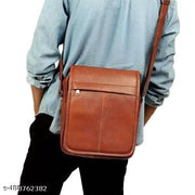 Premium PU Leather Messenger Bag | Stylish Crossbody Sling Bag for Men