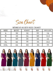 Pack of 1 Casual American Crepe And Net Round-Neck 3/4 Length Sleeves Maroon & Yellow Kurti (42"Inches)