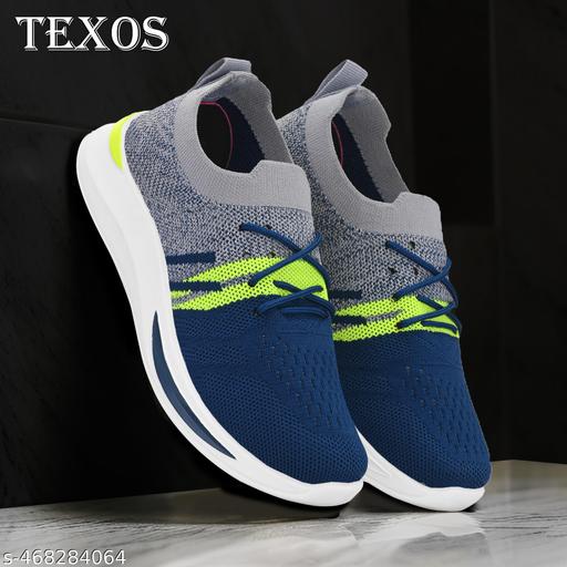 TEXOS Light Weight Flyknit Casual Sneakers Shoes For Kids, Boys and Girls