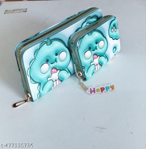 Perfect Combo Long & Small Wallet Printed Wallet ( Pack Of 2 )