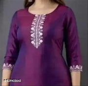 stylelist kurti with embroidered work By CHOUDHARY HI FASHION