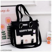 Korean Crossbody Bag Students Casual Shoulder Bags Large Capacity Unisex  Nylon cloth women's bag new shoulder bag Tote Handbag with Adjustable Shoulder Strap | Zip (PACK OF 1)ANY COLOUR