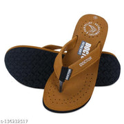 DOCTOR EXTRA SOFT 3-D-16-FeeLGooD-Tan Women's Orthopaedic Diabetic Comfort Daily Use Slippers & Flipflops