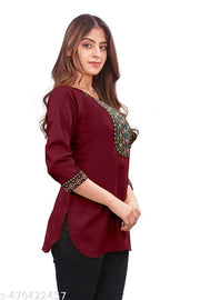 Women Short Kurti new Trendy Short Kurti For Girls