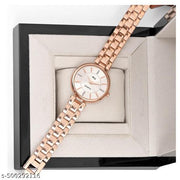 Women Watches Analog Wrist Watches  for Women's & Girls+ & Miss & Ladies White Dial Watch with Stylish Diamond Studded Watches
