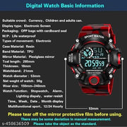 Two-watch pack of water-resistant combo watches