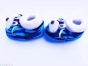 Tarun Child Care Baby Booties for Any Occasions, Festive-3 to 10 Months Unisex- Blue Bootie