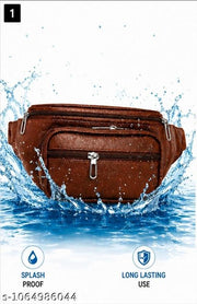 Men’s Premium Multi-Pocket Waist Bag | Crossbody Belt Bag | Travel & Daily Use
