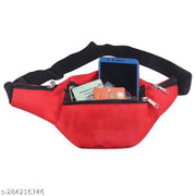 Rockzone-Enterprise-Waist-Bag-For-Men & Women-Leather-Zipper Closure-Adjustable Straps-Stylish waist bag