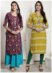 Latest 2024 Best Qaulity New KURTIS(Pack of 2)