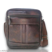 Dark Brown Sling Cross Body Travel Office Business Messenger One Side Shoulder Bag Unisex for Men Women Travel, Office & Casual Use