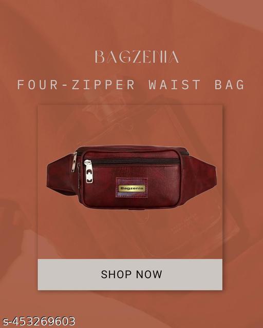 Waist Bag for Women and Men/Fanny Pack with 4-Zipper Pockets Waist Pouch for Hiking, Travel, Camping, Running, Sports Outdoors and Adventures Money Phone Belt with Adjustable Strap