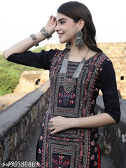 Polyster/Crepe fabric-Premium Kurti For Women