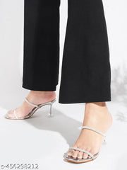 JM LOOKS Women's  Fashion Sandals|Stylish Design Heels for Girls| Heels for women| Women Footwear