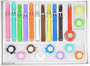 Trending 11 Belt Flower Inter Changeable Belt and Dial Multicolor Watch for Girls