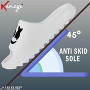 Keneye Men's  Soft Slide || Super Soft and Thik || Outdoor Slip On|| Work From Home Slider|| Anti Skid Sole||