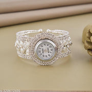 GC premium jewellery Women's Silver Pearl Bracelet Watch | Pearl Diamond Bracelets Watch For Girl And Women