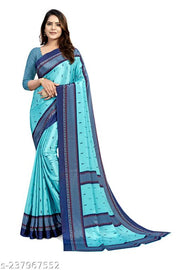 Latest Crepe Uniform Sarees For Women Under 350