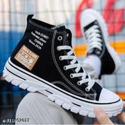 Premium Ankle Length Black Denim Boots