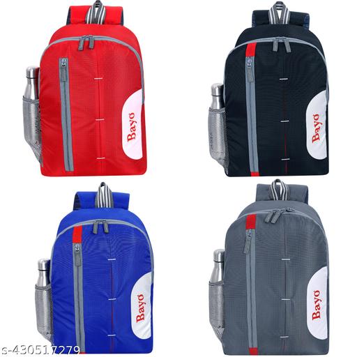Bayo 25 L 4pc combo Casual Backpack For School Collage Office Tuition and Picnic Boys Girls Men & women Waterproof Laptop Bag