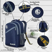 Medium 30 L Casual Waterproof Laptop Bag/Backpack for Men Women Boys Girls/Office School College Teens & Students (1 pice lunch bag free)