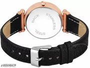 Analog Hart Designer Dial Stylish premium Leather Strap Watch For Girls and Women