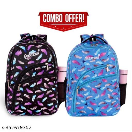 Waterproof Backpack Bag School/College/Office & Travels Use Pack of 2 Piece
