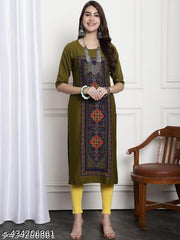 Polyster/Crepe fabric-Premium Kurtis