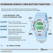 Digital Sports Watch For Women&Girls