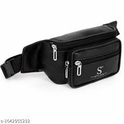 Waist Bag for Men Side Bag for Travel, Sports Waterproof & Adjustable Belt Pouch Fanny Waist Bag