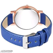 Special Valentine WOMEN'S ANALOG SILVER BLUE COLOUR WATCH