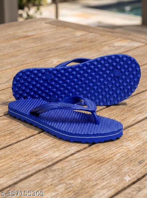 YUKI Unisex Accupressure Slippers for Men & Women – Rubber Flip Flops, Hawai Chappal for Home & Daily Use