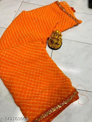 Bandhani saree, Bandhej saree, Lehariya saree, Bandhni saree, pure georgette saree,soft georgette saree, new trending saree, green saree , gotapatti sarees, party wear saree, designer saree, banarsi saree, bollywood saree, celebrity saree, festive saree