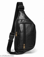 Urban edge leather waist bag  men / women