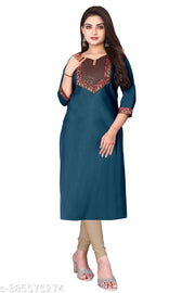 stylelist kurti with embraidered work