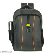 Casual Polyester Zip Pocket Grey Water Resistant Backpack For Men | Men's Backpack | College Bag | Laptop Bag | Travel Bag