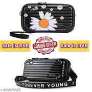 Stylish 2 bags combo forever young  girls and women sling bag