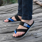 BRD-731-BRD-729 Grey Mesh Flip Flops For Men