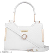 GRAADA Synthetic Leather Classy Design Trendy Shoulder Handheld Crossbody Women Handbag