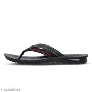 WALKAROO Men Everyday Comfort Slip-On Sandals with Cushion Sole |gents slippers| daily wear slippers for men| bathroom slippers For men|outdoor chappals| lightweight chappals| flat slippers for men| slip on chappals| Walkaroo men footwear-W1030 Black