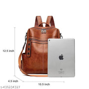 MomsyStore Leather Backpacks For Girls And Women