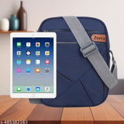 ZOVIRA By NEWFIVE Nylon  Sling Cross Body Travel Office Nylon Padded Cross Body Messenger Sling Bag Travel Office One Side Shoulder Bag For Men Women Messenger Bag  Black  Pack 1