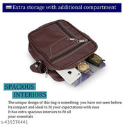 Messenger small sling bag for men women office use persnol casual with adjustable Strap
