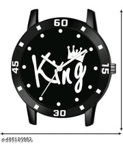 BEST QUALITY BEST PRICE Classy Analogue Black Dial Tranding Pu Belt Watches For Men Boys